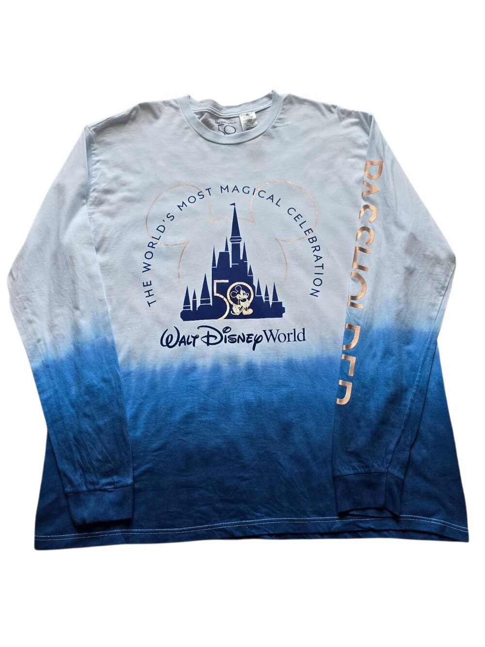 Walt Disney World 50th Anniversary Passholder Shirt XXXL